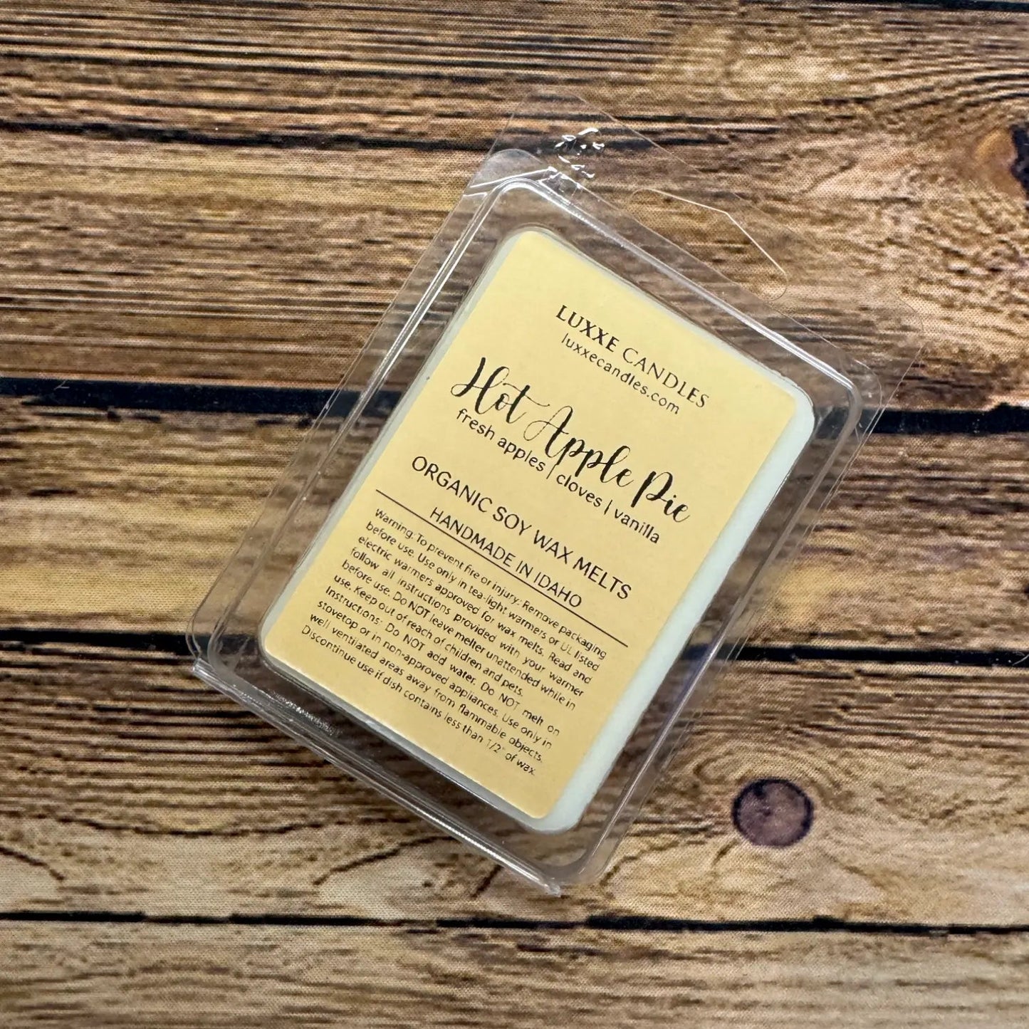 Hot Apple Pie Organic Soy Candle – Fall Scent