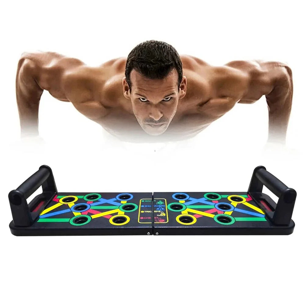 14-in-1 Push-Up Rack Board – Fitness Gym Equipment