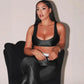 Front Step Shiny Leggings