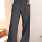 Full Size Drawstring Relaxed Fit Wide Leg Pants Plus Size