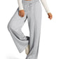 Full Size Drawstring Relaxed Fit Wide Leg Pants Plus Size