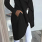 Full Size Lapel Collar Long Sleeve Coat Plus Size