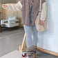 Full Size Raw Hem Button Up Patchwork Denim Jacket Plus Size