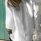Full Size Round Neck Relaxed Fit Blouse Plus Size