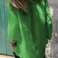 Full Size Round Neck Relaxed Fit Blouse Plus Size
