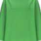 Full Size Round Neck Relaxed Fit Blouse Plus Size