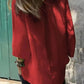 Full Size Round Neck Relaxed Fit Blouse Plus Size