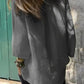 Full Size Round Neck Relaxed Fit Blouse Plus Size