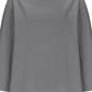 Full Size Round Neck Relaxed Fit Blouse Plus Size