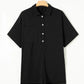 Half Button Collared Neck Romper
