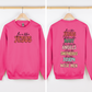“Love Like Jesus” Christian Christmas Sweatshirt – Front & Back