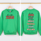 “Love Like Jesus” Christian Christmas Sweatshirt – Front & Back