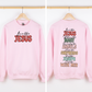 “Love Like Jesus” Christian Christmas Sweatshirt – Front & Back