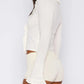 Ruffled Tie Front Flare Sleeve Shirt