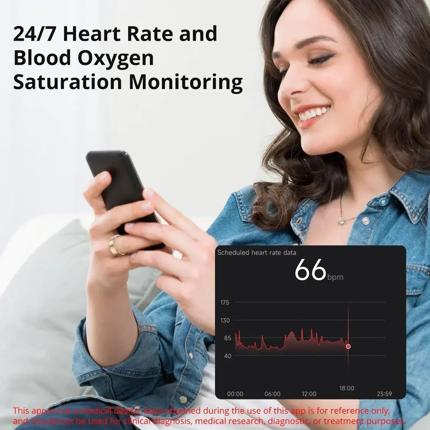 2024 COLMI R02 Smart Ring – Health Monitor & 5ATM Waterproof
