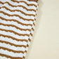 Stripe Collared Top and Drawstring Pant Set