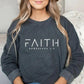 Trendy Faith Sweatshirt – Bible Verse Christian Apparel