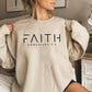Trendy Faith Sweatshirt – Bible Verse Christian Apparel