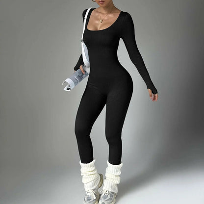 Women's  Long Sleeve Quick-drying Tight Fitness Yoga Clothes