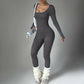 Women's  Long Sleeve Quick-drying Tight Fitness Yoga Clothes