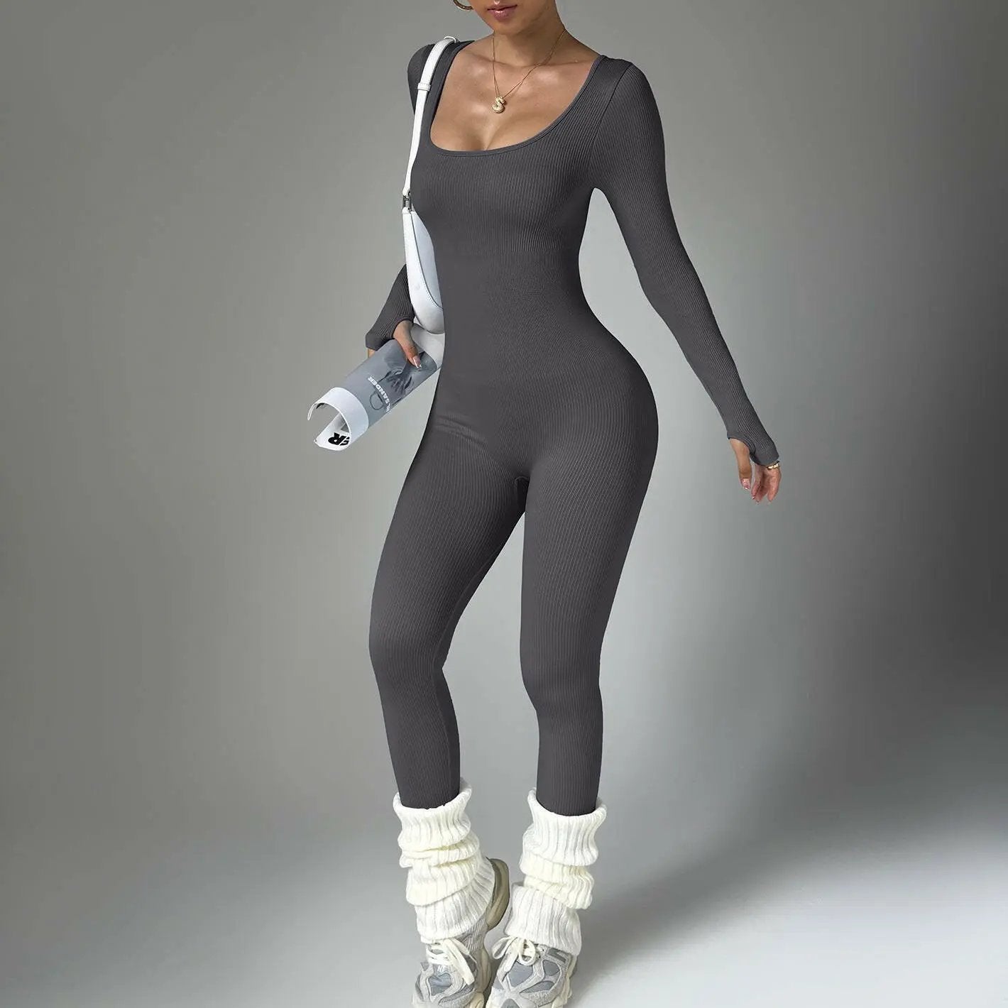 Women's  Long Sleeve Quick-drying Tight Fitness Yoga Clothes