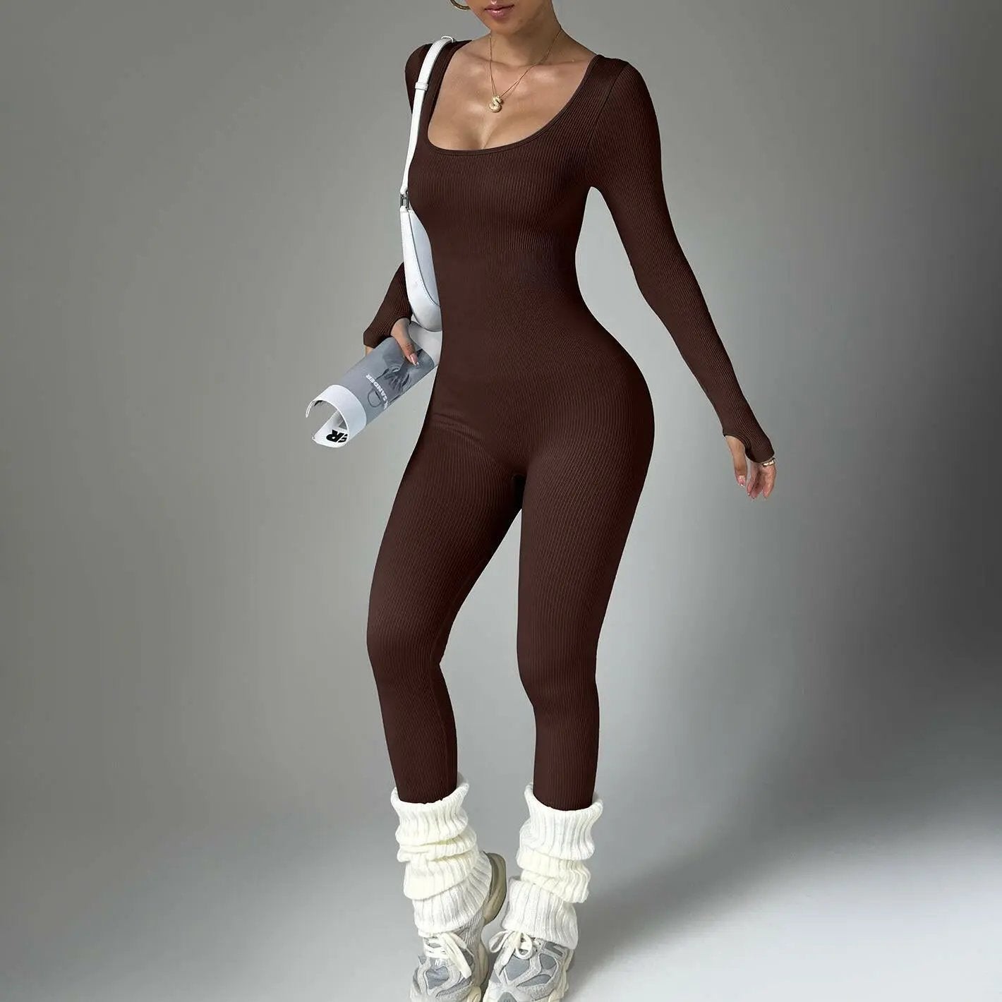 Women's  Long Sleeve Quick-drying Tight Fitness Yoga Clothes