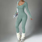 Women's  Long Sleeve Quick-drying Tight Fitness Yoga Clothes