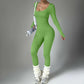 Women's  Long Sleeve Quick-drying Tight Fitness Yoga Clothes