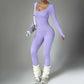 Women's  Long Sleeve Quick-drying Tight Fitness Yoga Clothes