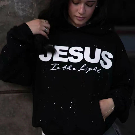 Women's Pullover Round Neck Hooded Sweatshirt