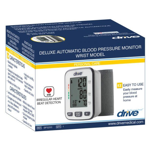 Drive Deluxe Automatic Wrist Blood Pressure Monitor