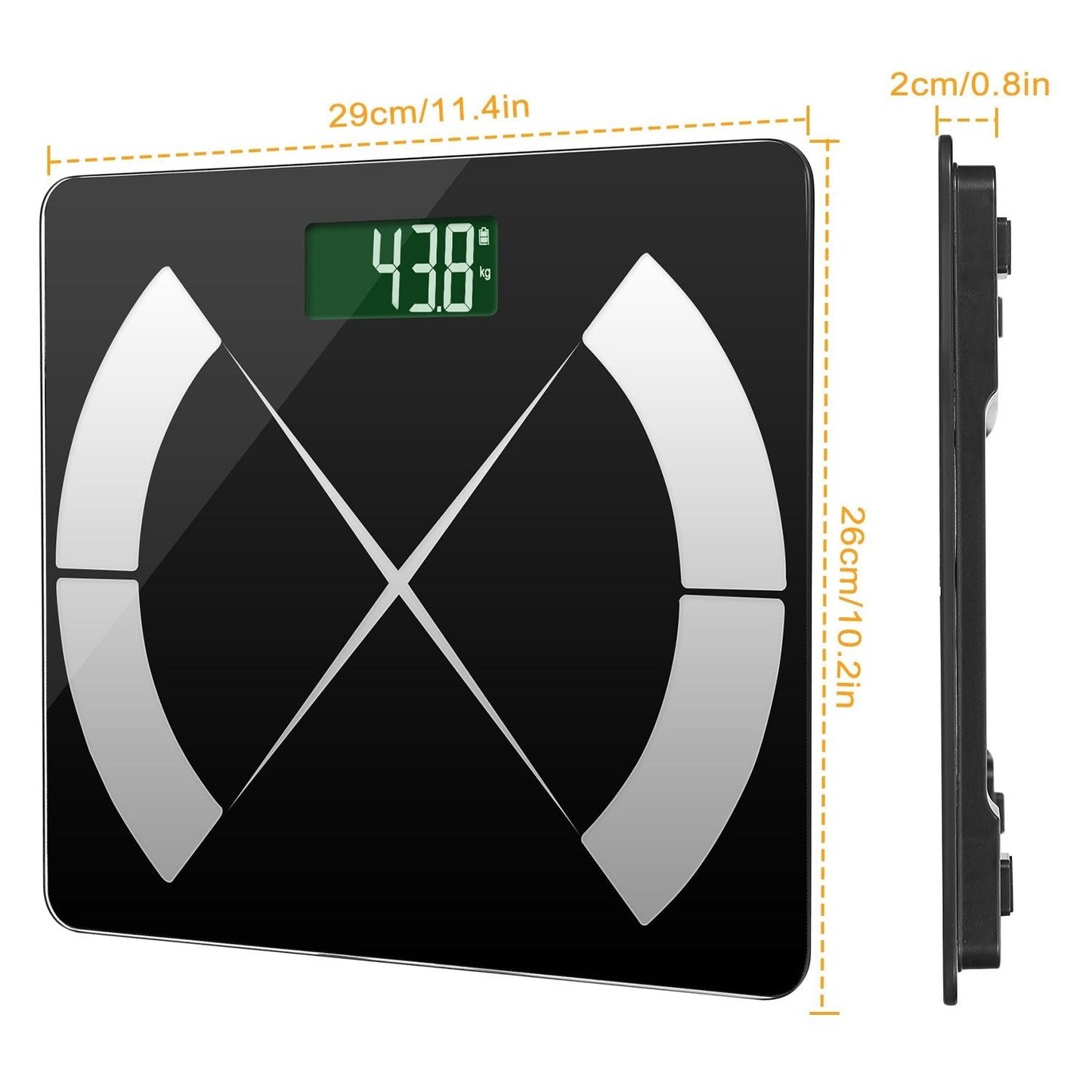Smart Body Composition Scale – Digital BMI & Fat Monitor