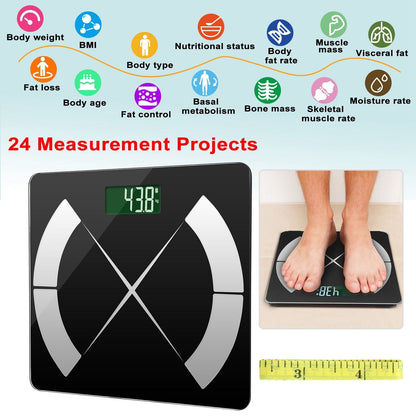 Smart Body Composition Scale – Digital BMI & Fat Monitor
