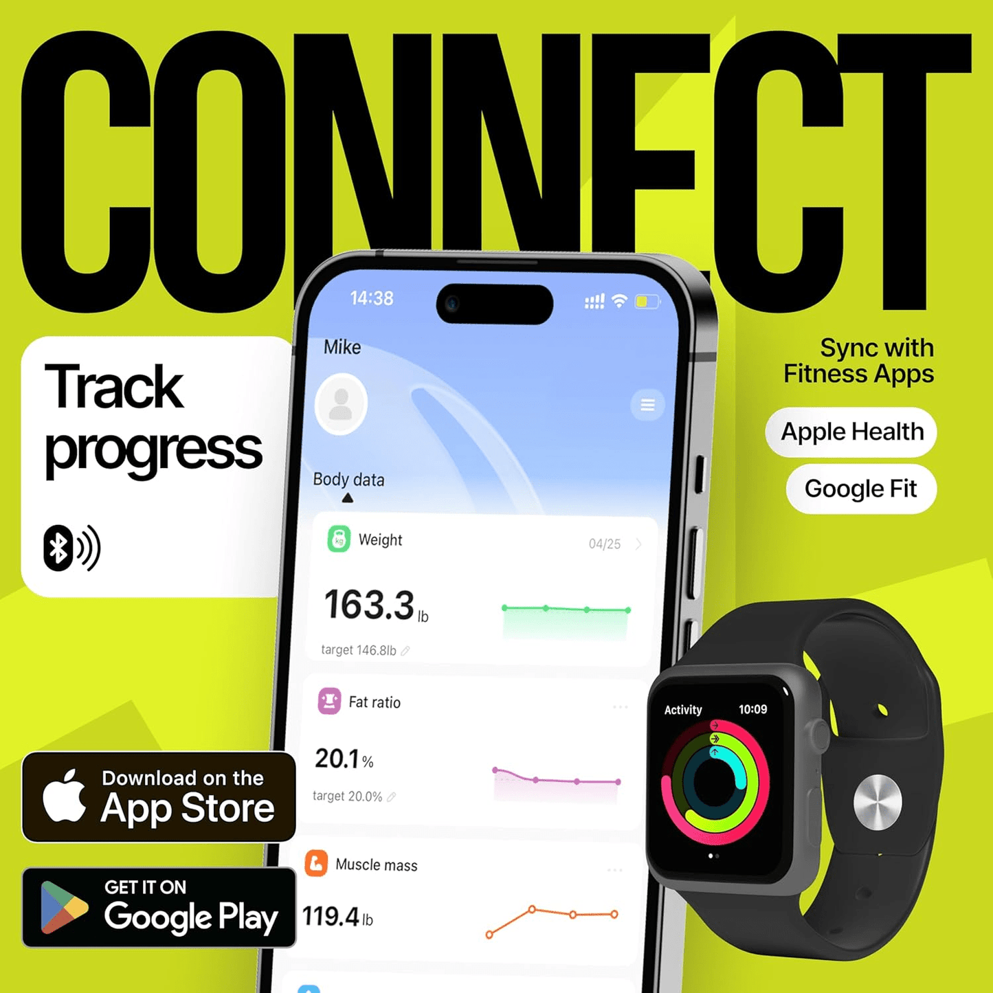 EziGo Smart Scale – 25 Body Metrics