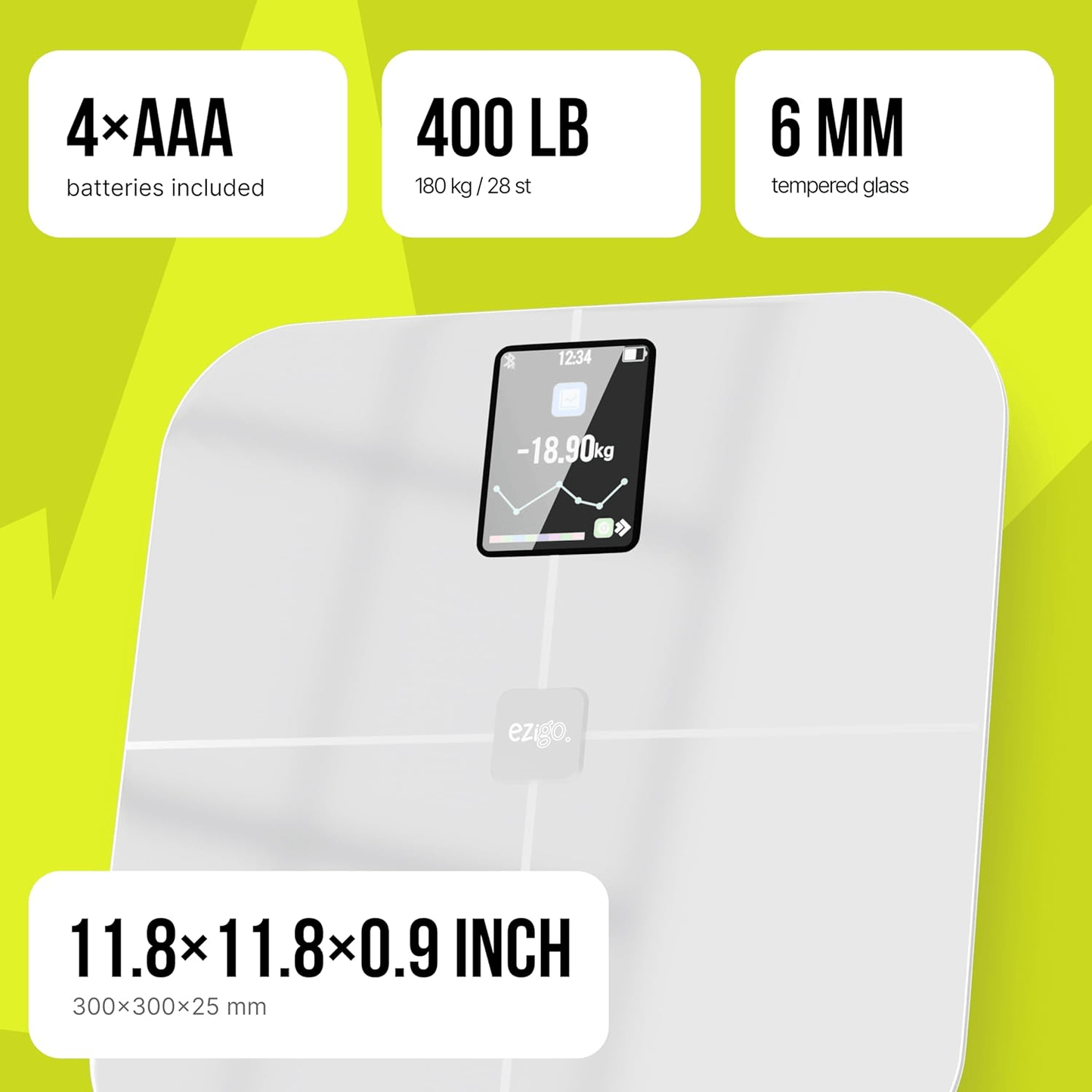 EziGo Smart Scale – 25 Body Metrics