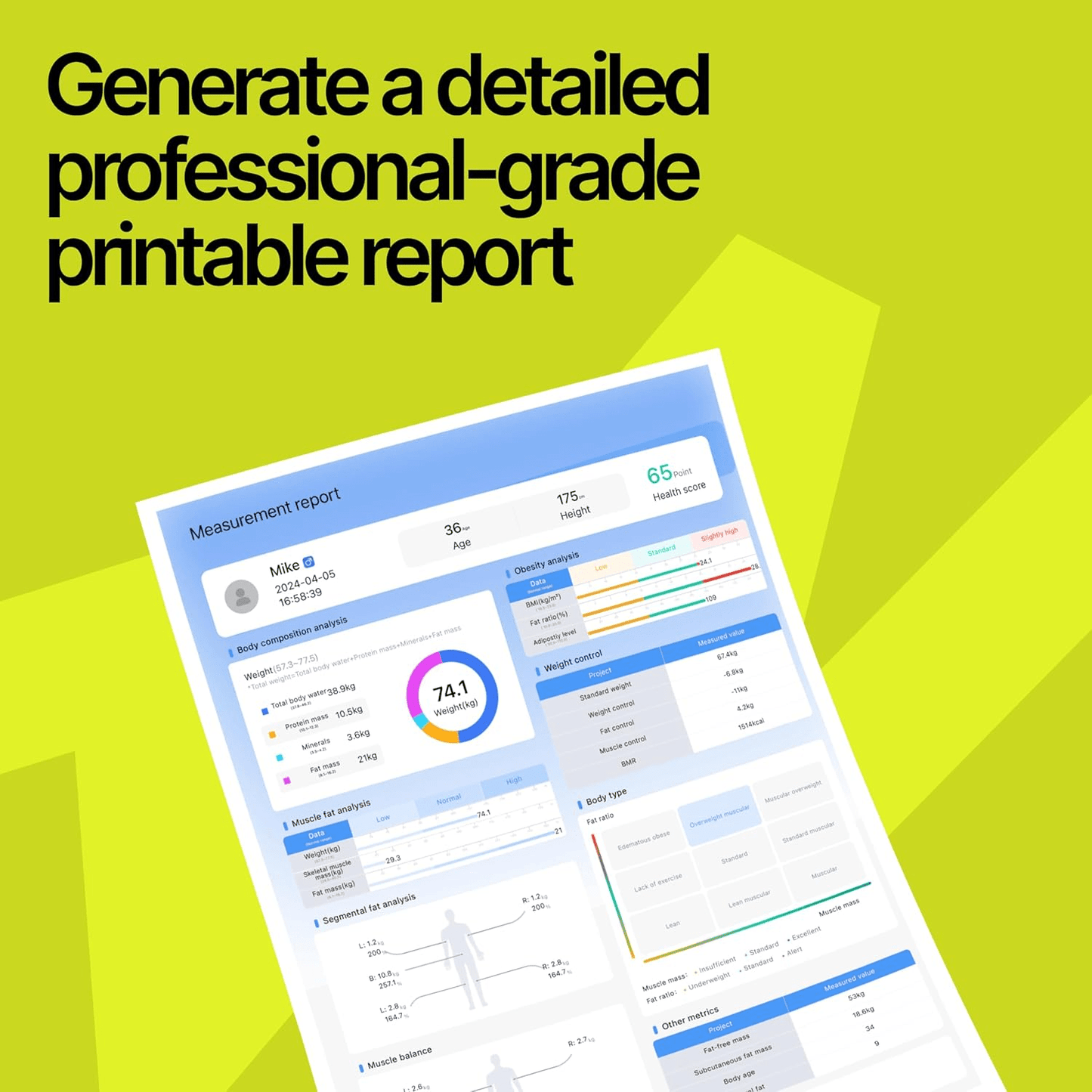 EziGo Smart Scale – 25 Body Metrics